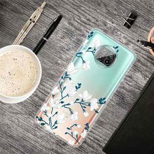 For Xiaomi Mi 10T Lite 5G Shockproof Painted Transparent TPU Protective Case(Magnolia)