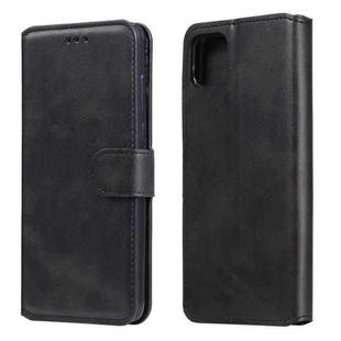 For OPPO Realme C11 Classic Calf Texture PU + TPU Horizontal Flip Leather Case, with Holder & Card Slots & Wallet(Black)