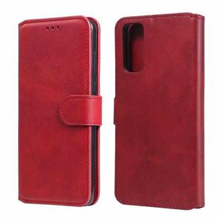 For vivo Y20 / Y20i Classic Calf Texture PU + TPU Horizontal Flip Leather Case, with Holder & Card Slots & Wallet(Red)