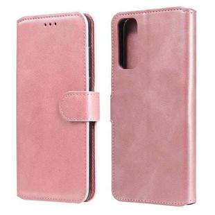 For vivo Y20 / Y20i Classic Calf Texture PU + TPU Horizontal Flip Leather Case, with Holder & Card Slots & Wallet(Rose Gold)