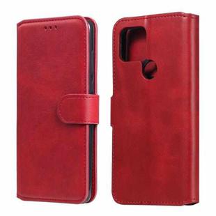 For Google Pixel 5 Classic Calf Texture PU + TPU Horizontal Flip Leather Case, with Holder & Card Slots & Wallet(Red)
