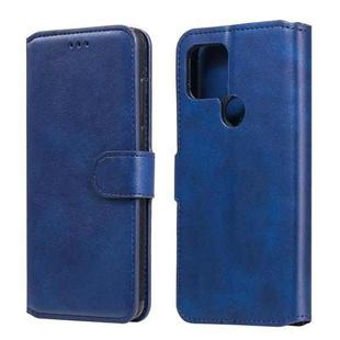 For Google Pixel 5 Classic Calf Texture PU + TPU Horizontal Flip Leather Case, with Holder & Card Slots & Wallet(Blue)