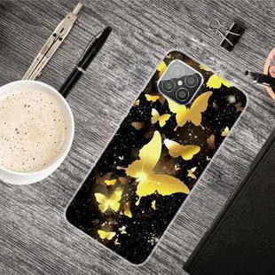 For Huawei Nova 8 SE Shockproof Painted Transparent TPU Protective Case(Dorking Butterfly)