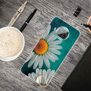 For Xiaomi Mi 10T Lite 5G Shockproof Painted Transparent TPU Protective Case(Chrysanthemum)