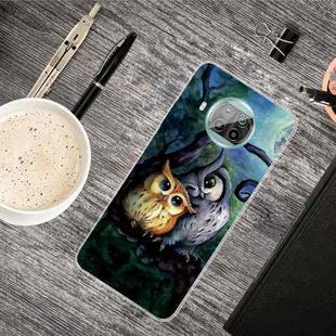 For Xiaomi Mi 10T Lite 5G Shockproof Painted Transparent TPU Protective Case(Owl)