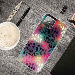 For Huawei Nova 8 SE Shockproof Painted Transparent TPU Protective Case(Fluorescent Branches)
