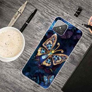 For Huawei Nova 8 SE Shockproof Painted Transparent TPU Protective Case(Jewel Butterfly)