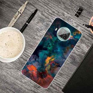 For Xiaomi Mi 10T Lite 5G Shockproof Painted Transparent TPU Protective Case(Watercolor Ink)
