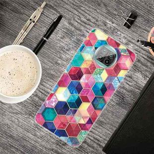 For Xiaomi Mi 10T Lite 5G Shockproof Painted Transparent TPU Protective Case(Plant Six Sides)