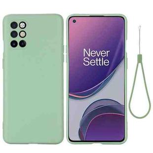 For OnePlus 8T / 8T+ 5G Pure Color Liquid Silicone Shockproof Full Coverage Case(Green)