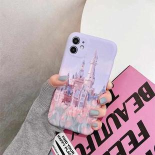 Oil Painting Pattern TPU Protective Case For iPhone 11(Castle)