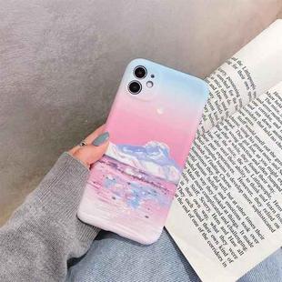 Oil Painting Pattern TPU Protective Case For iPhone 11 Pro Max(Peak)