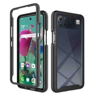 For LG K92 5G Starry Sky Solid Color Series Shockproof PC + TPU Protective Case(Black)