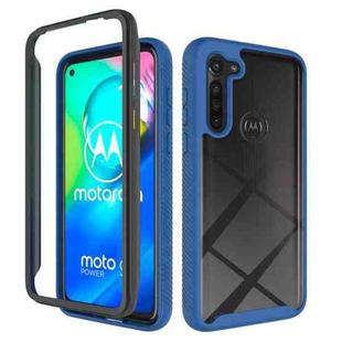 For Motorola Moto G8 Power (US Version) Starry Sky Solid Color Series Shockproof PC + TPU Protective Case(Royal Blue)