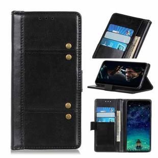 For LG K42 Peas Crazy Horse Texture Horizontal Flip Leather Case with Holder & Card Slots & Wallet(Black)