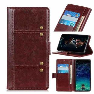 For Motorola Moto E6s (2020) Peas Crazy Horse Texture Horizontal Flip Leather Case with Holder & Card Slots & Wallet(Brown)