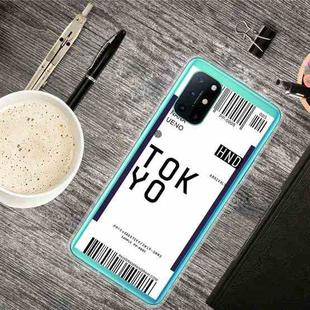 For OnePlus 8T Boarding Pass Series TPU Phone Protective Case(Tokyo)