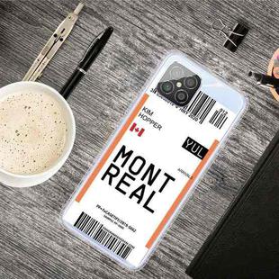 For Huawei nova 8 SE Boarding Pass Series TPU Phone Protective Case(Montreal)