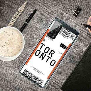 For Xiaomi Mi 10T 5G / 10T Pro 5G Boarding Pass Series TPU Phone Protective Case(Toronto)