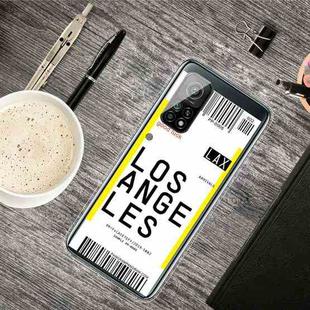 For Xiaomi Mi 10T 5G / 10T Pro 5G Boarding Pass Series TPU Phone Protective Case(Los Angeles)