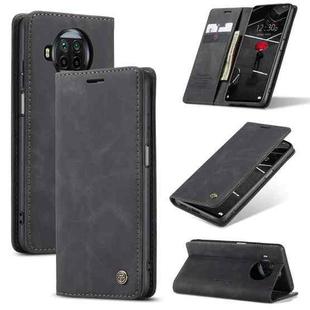 For Xiaomi Mi 10T Lite 5G CaseMe-013 Multifunctional Retro Frosted Horizontal Flip Leather Case with Card Slot & Holder & Wallet(Black)