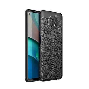 For Xiaomi Redmi Note9 5G Litchi Texture TPU Shockproof Case(Black)