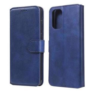 For OnePlus 8T Classic Calf Texture PU + TPU Horizontal Flip Leather Case, with Holder & Card Slots & Wallet(Blue)