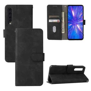 For Rakuten Big Solid Color Skin Feel Magnetic Buckle Horizontal Flip Calf Texture PU Leather Case with Holder & Card Slots & Wallet(Black)