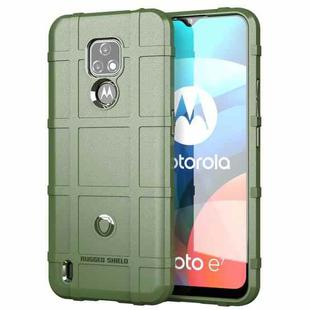 For Motorola Moto E7 2020 Full Coverage Shockproof TPU Case(Green)