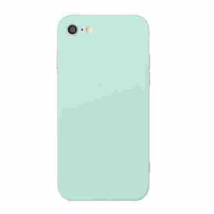 Straight Edge Solid Color TPU Shockproof Case For iPhone 6(Light Cyan)