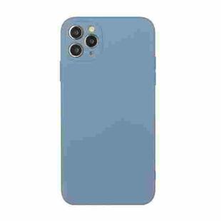 For iPhone 11 Pro Straight Edge Solid Color TPU Shockproof Case (Lavender Grey)