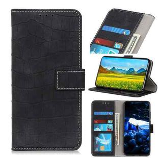 For Xiaomi Poco M3 Crocodile Texture Horizontal Flip Leather Case with Holder & Card Slots & Wallet(Black)