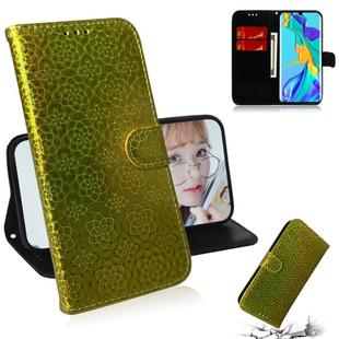 For Huawei P30 Pro Solid Color Colorful Magnetic Buckle Horizontal Flip PU Leather Case with Holder & Card Slots & Wallet & Lanyard(Yellow)