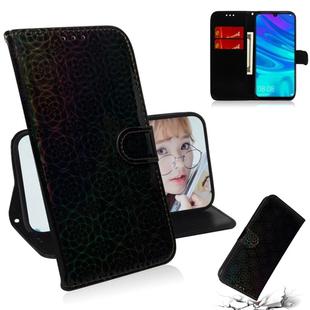 For Honor 9X / 9X Pro Solid Color Colorful Magnetic Buckle Horizontal Flip PU Leather Case with Holder & Card Slots & Wallet & Lanyard(Black)