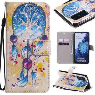 For Samsung Galaxy S20 FE 3D Painting Horizontal Flip Leather Case with Holder & Card Slot & Lanyard(Wind Chimes)