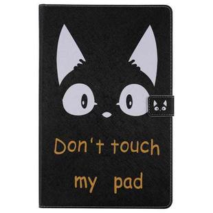 For Lenovo Tab M10 Plus TB-X606F Painted Pattern Horizontal Flip Leather Case with Holder & Card Slots & Wallet & Sleep / Wake-up Function (Cat Ears)