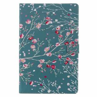 For Samsung Galaxy S6 Lite P610 Painted Pattern Horizontal Flip Leather Case with Holder & Card Slots & Wallet & Sleep / Wake-up Function (Apricot Tree)