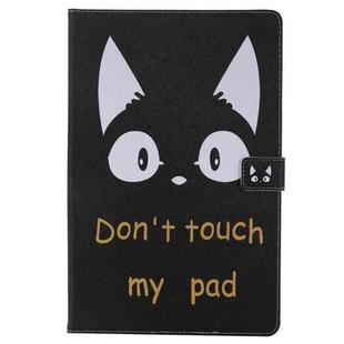 For Samsung Galaxy S6 Lite P610 Painted Pattern Horizontal Flip Leather Case with Holder & Card Slots & Wallet & Sleep / Wake-up Function (Cat Ears)