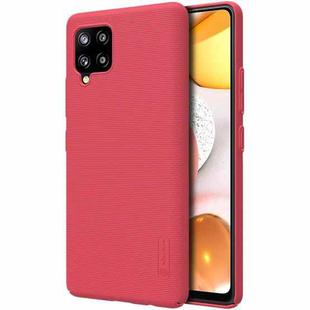 For Samsung Galaxy A42 5G NILLKIN Frosted Concave-convex Texture PC Protective Case(Red)