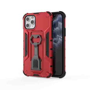 Peacock Style PC + TPU Protective Case with Bottle Opener For iPhone 11 Pro(Red)