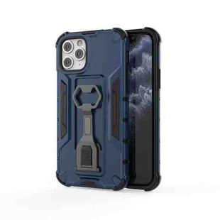 Peacock Style PC + TPU Protective Case with Bottle Opener For iPhone 11 Pro(Dark Blue)