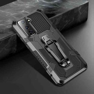 For Samsung Galaxy S21 5G Machine Armor Warrior Shockproof PC + TPU Protective Case(Black)