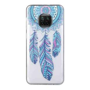 For Xiaomi Mi 10T Lite Coloured Drawing Pattern Transparent TPU Protective Case(Windmill)