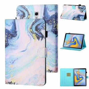 For Samsung Galaxy Tab A 10.5 T590/T595 Coloured Drawing Stitching Horizontal Flip Leather Case with Holder & Card Slot & Sleep / Wake-up Function(Quicksand)