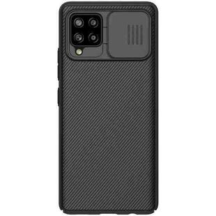 For Samsung Galaxy A42 5G NILLKIN Black Mirror Series Camshield Full Coverage Dust-proof Scratch Resistant Mobile Phone Case(Black)