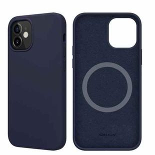 For iPhone 12 mini NILLKIN Flex Pure Pro Series Silicone Magsafe Case (Blue)