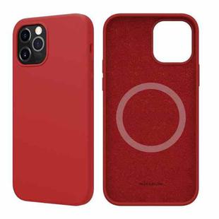 For iPhone 12 / 12 Pro NILLKIN Flex Pure Pro Series Silicone Magsafe Case(Red)