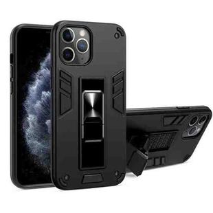 For iPhone 11 Pro Max 2 in 1 PC + TPU Shockproof Protective Case with Invisible Holder (Black)