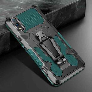 For Xiaomi Redmi 9A Armor Warrior Shockproof PC + TPU Protective Case(Army Green)