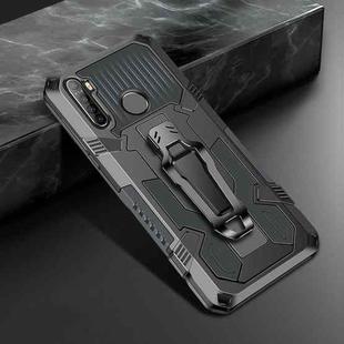 For Xiaomi Redmi Note 8 Armor Warrior Shockproof PC + TPU Protective Case(Grey)